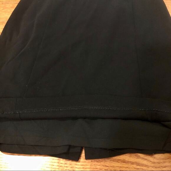 CLASSIQUES ENTIER Black & White Silk Sheath Dress Women's Size 6 - Picture 6 of 9